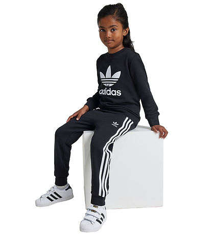 adidas Originals Sweatset - Trefoil - Schwarz m. Weiß