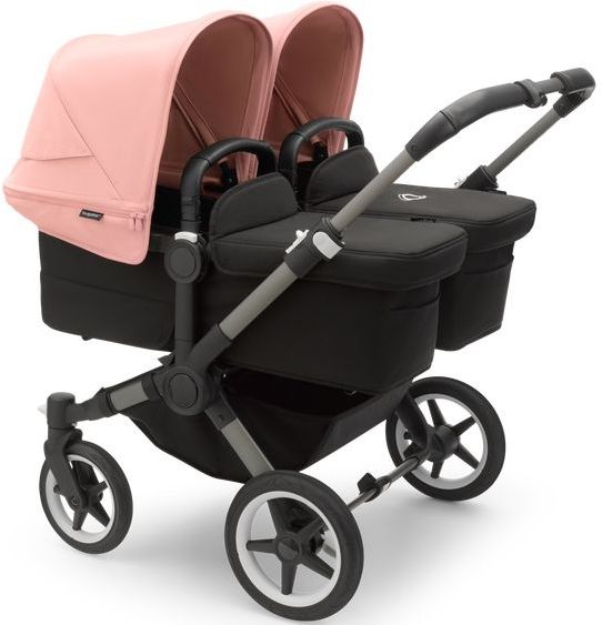 Bugaboo - Donkey 5 Twin - Kinderwagen - Midnight Black Bekleding