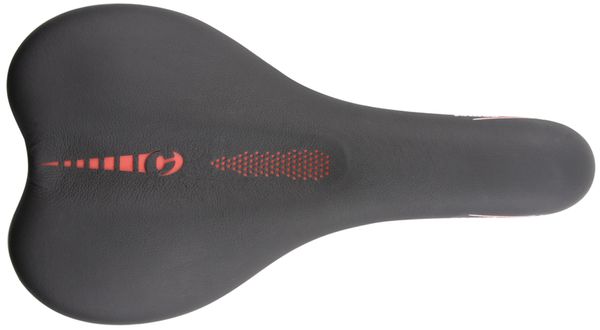COMET Velosattel  schwarz-rot