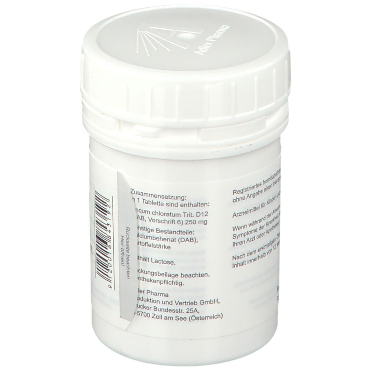 Adler Pharma Zincum chloratum D12 Biochemie nach Dr. Schüßler Nr. 21