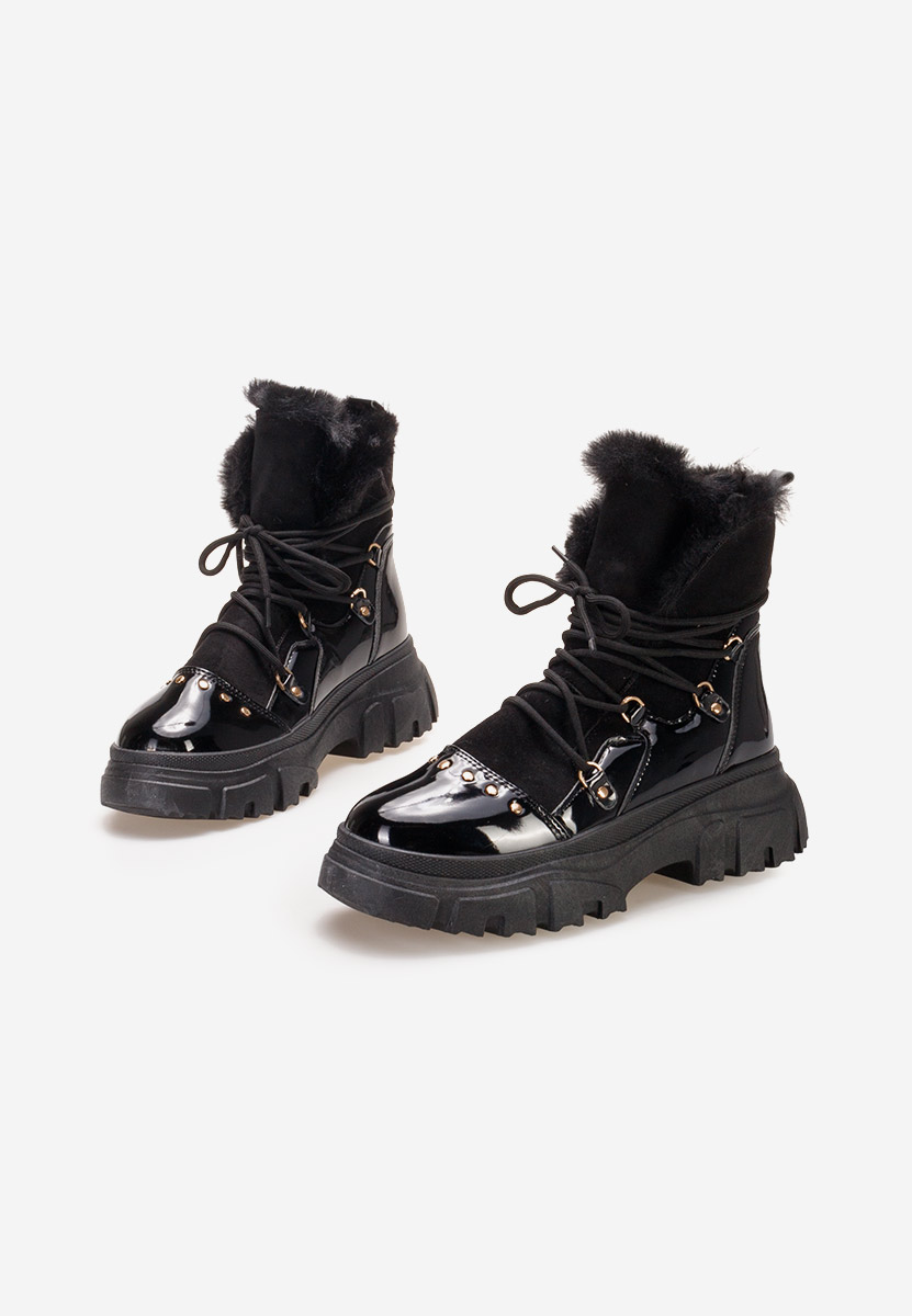 Bottines doublées femme noires Salma