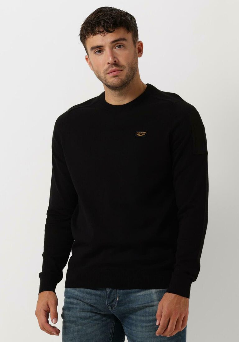 PME LEGEND zwarte pme legend trui buckley knit