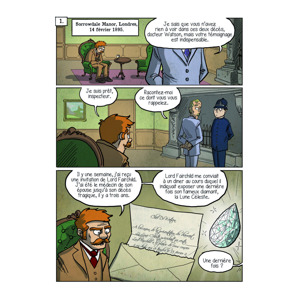 Sherlock Holmes - La BD dont vous êtes le Héros : Mystères à Sorrowdale Manor