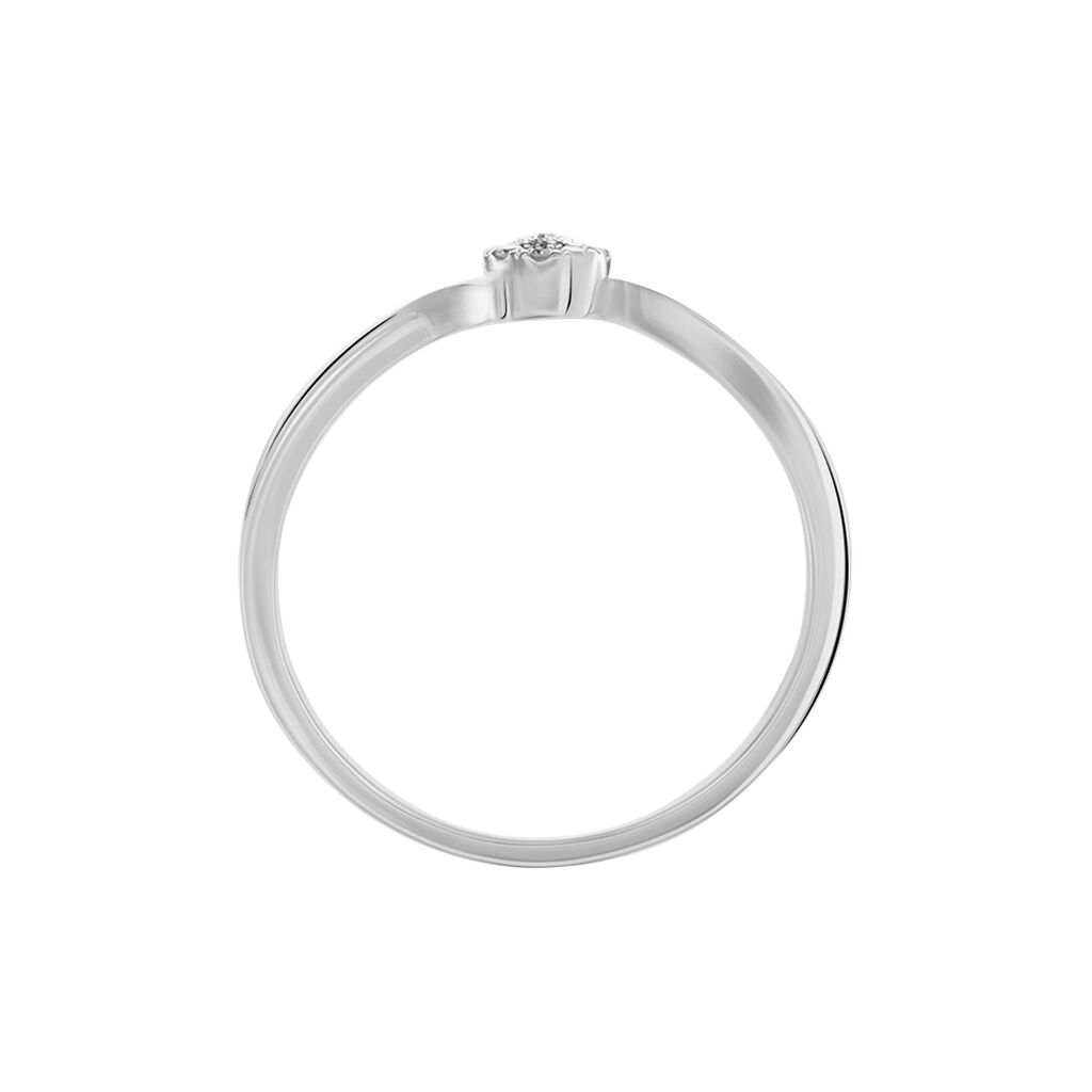 Bague Or Blanc Cerisette Diamant