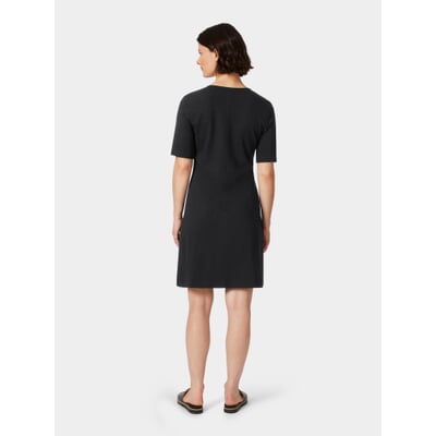Damen-Jerseykleid, Schwarz