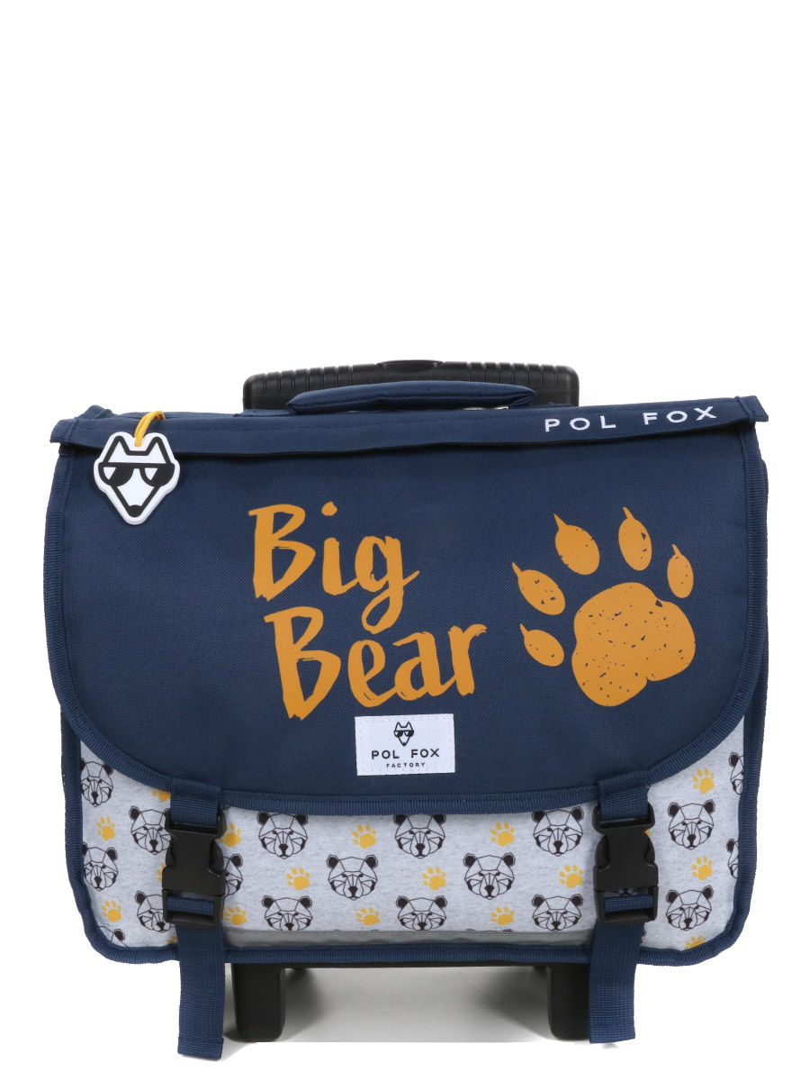 Cartable À roulettes RÀversible Pol Fox Bear 38 cm