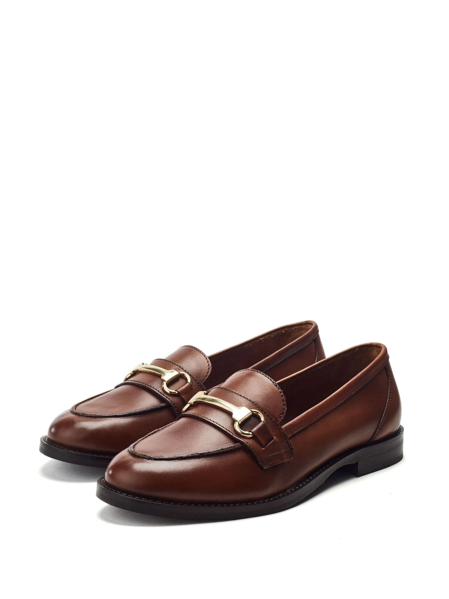 Bruin - Moda in Pelle Elarra Flat Loafers With Snaffle Trim