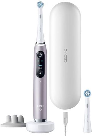 Oral-B - iO 9S - Elektrische Tandenborstel - Roze, Wit - Roterende-oscillerende