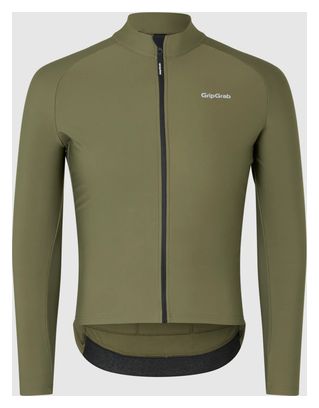 Maillot Manches Longues GribGrab ThermaPace Thermal Vert Olive