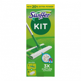 Swiffer Vloerreiniger starterkit met droge doekjes navulling