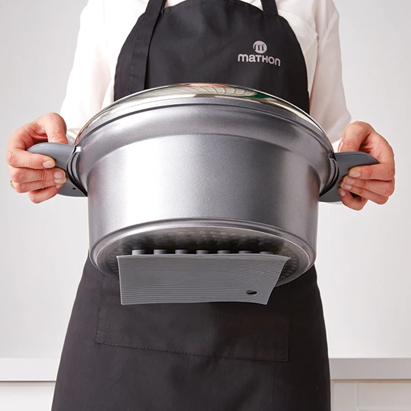 Dessous de plat magnétique gris Inoxriv
