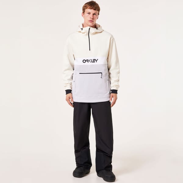 Sweatshirt OAKLEY TNP NOSE GRAB SOFTSHELL HOODIE LUNAR ROCK/ARCTIC WHITE