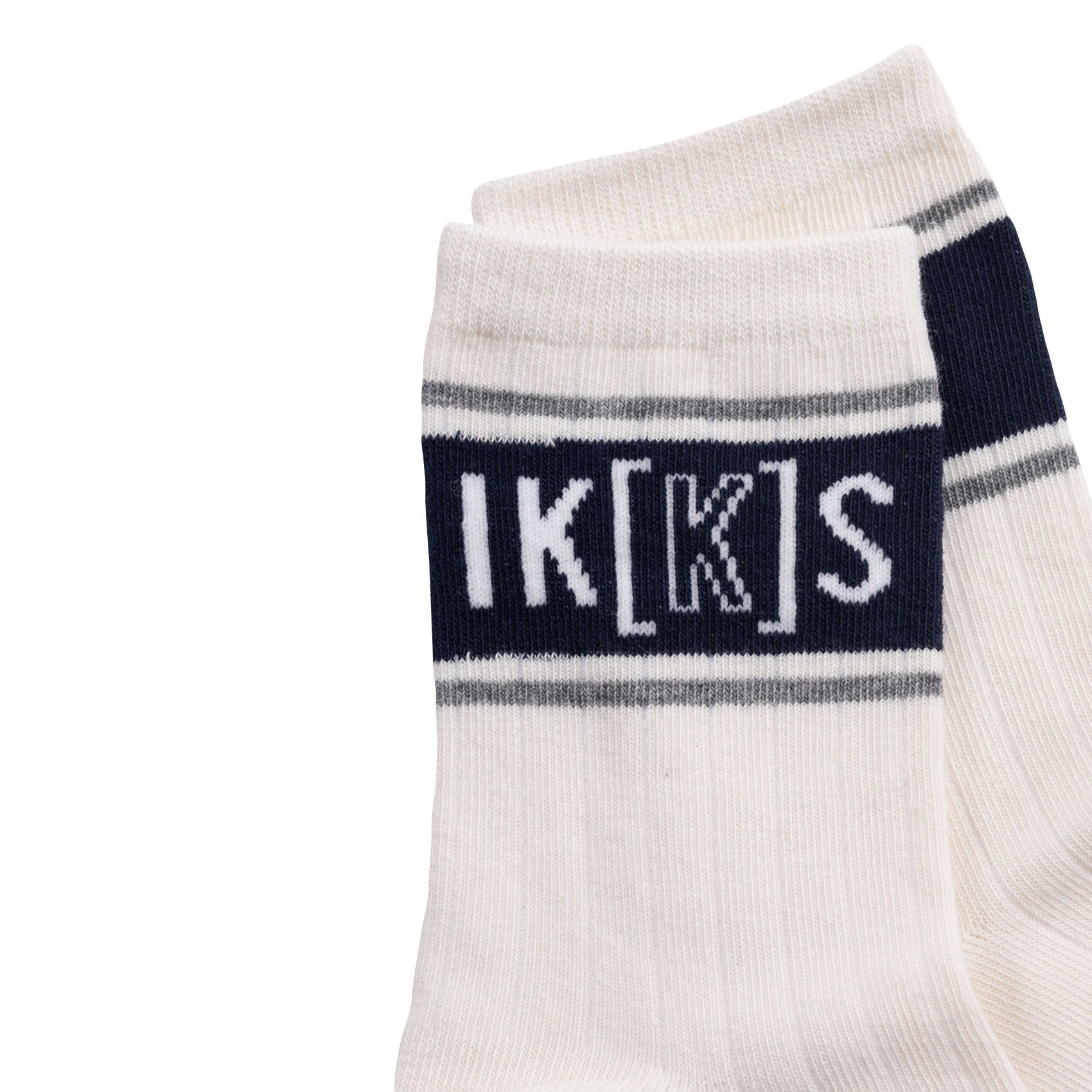 Lot de trois paires de chaussettes en coton mélangé | Bleu