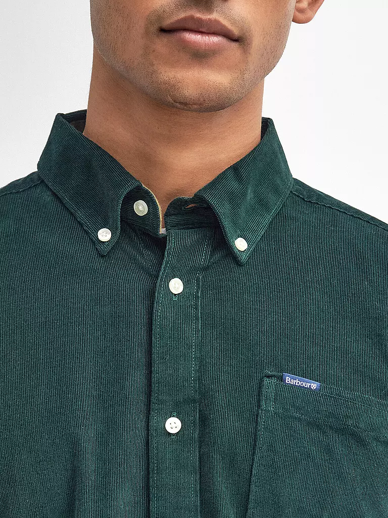 BARBOUR Cordhemd RAMSEY grün