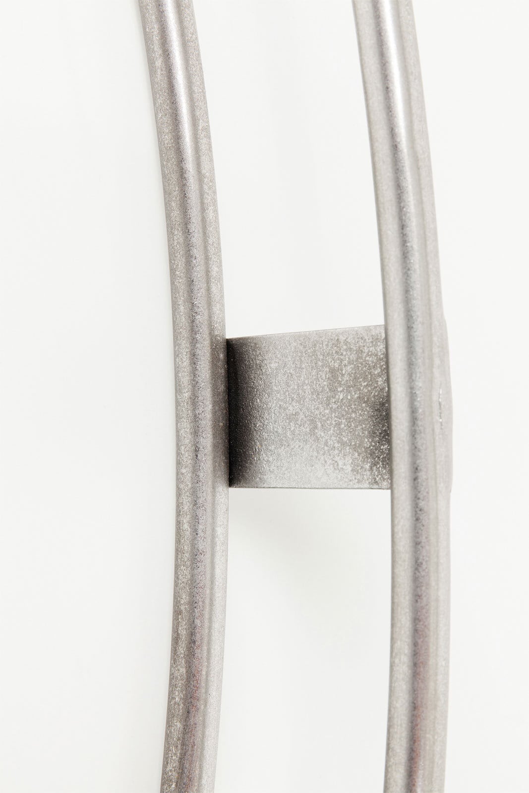 KARE DESIGN Wanduhr CLIP 60 cm silberfarbig