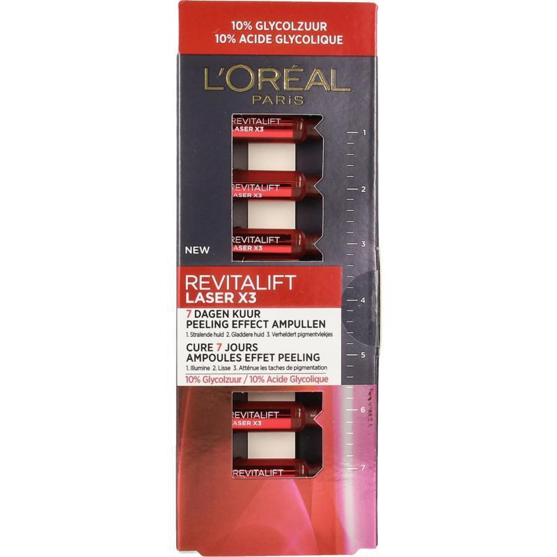 L'Oréal Paris Revitalift Laser X3 Peeling Effect 7 Ampullen