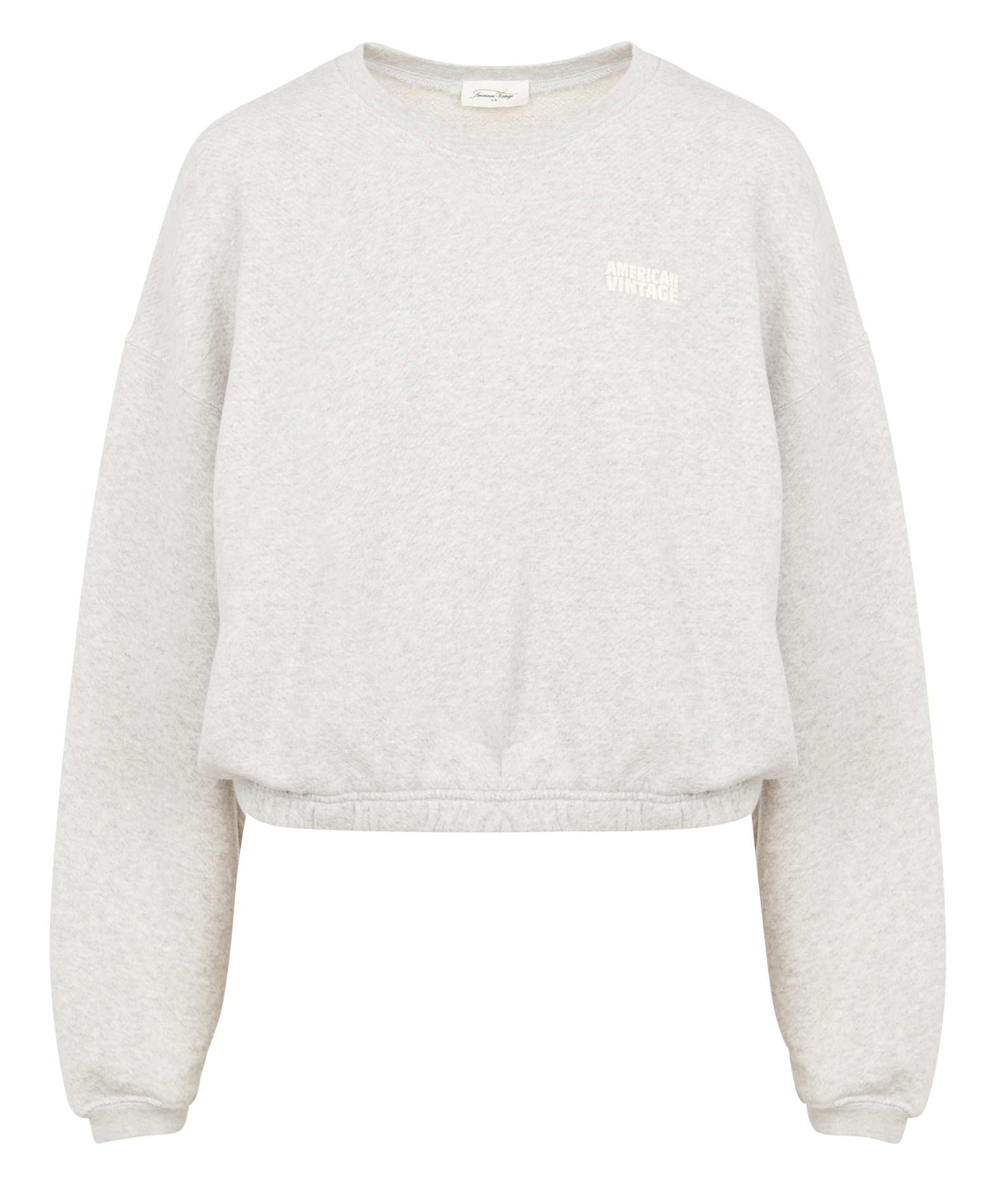 KODYTOWN - Pull col rond sérigraphié en coton | Gris