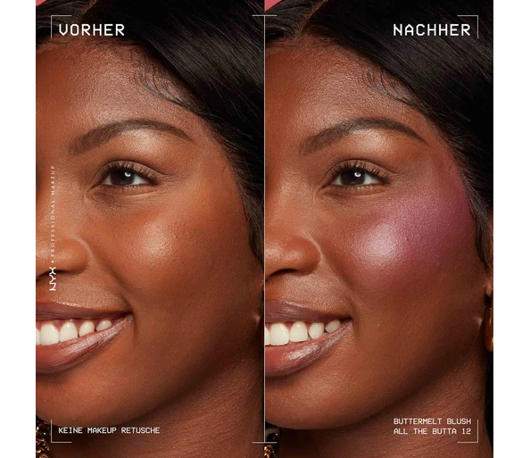 NYX Professional Makeup Buttermelt Blush12 Allthe butta