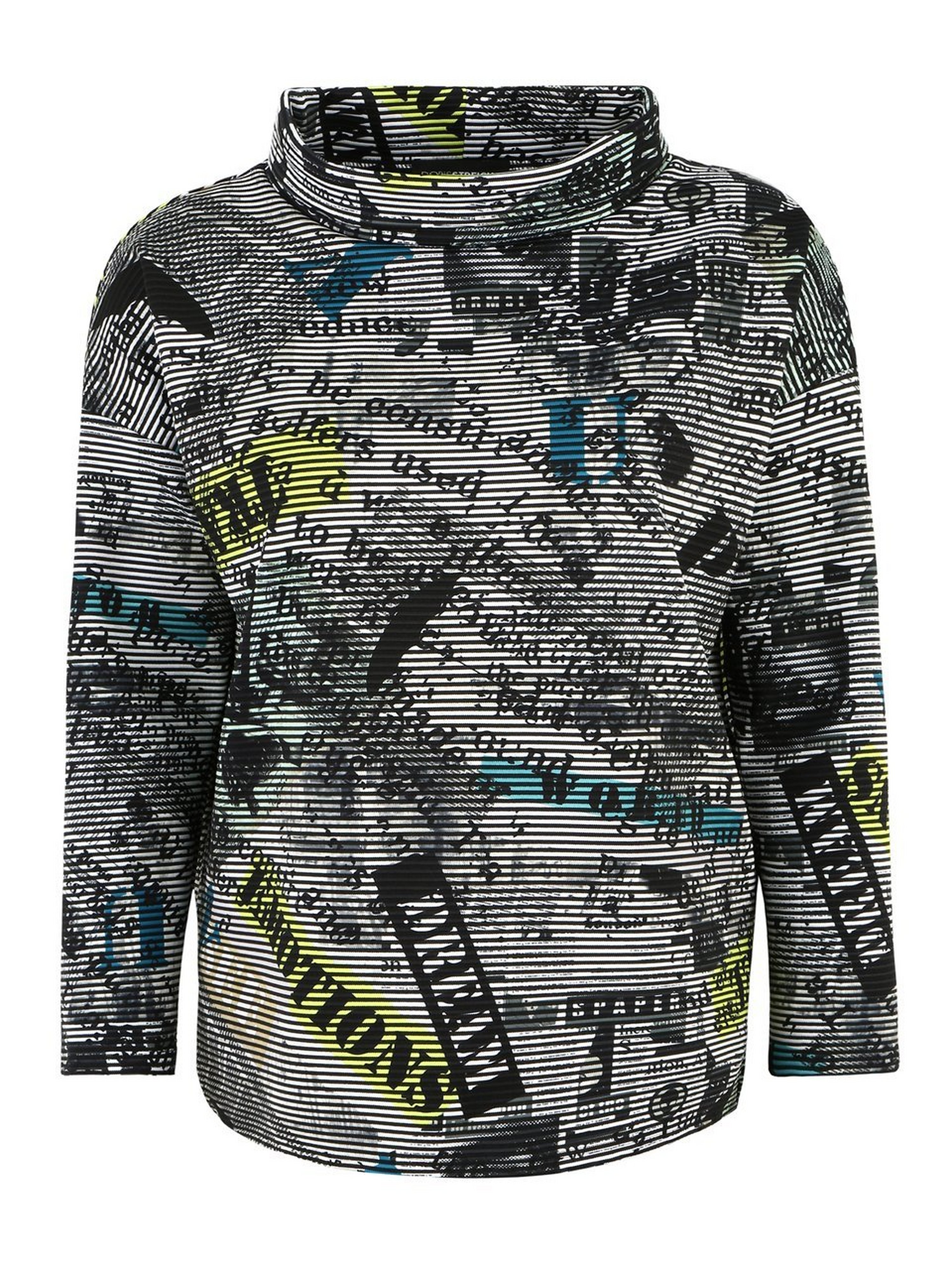 Rollkragen-Sweatshirt