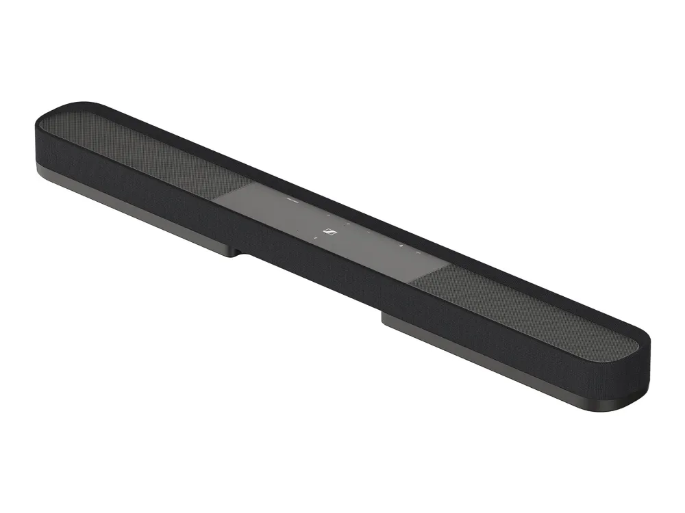 Sennheiser AMBEO Plus - Lydbar - til hjemmebiograf - 7.1.4-kanal - trådløs - Ethernet, Bluetooth, Wi-Fi 6 - App-kontrolleret - 400 Watt (Total) - antracite
