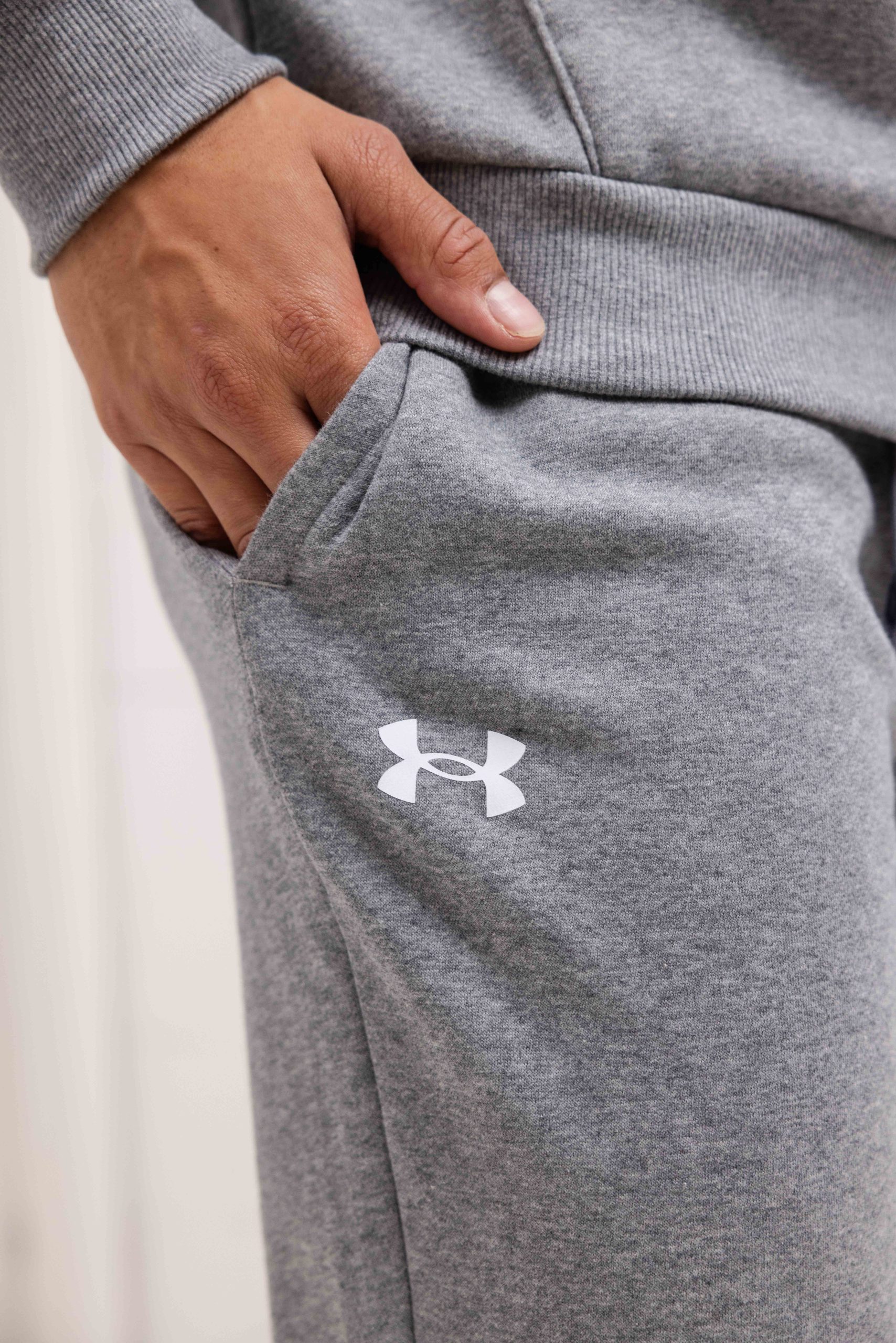 Under Armour Rival Fleece Trainingspak Heren Grijs