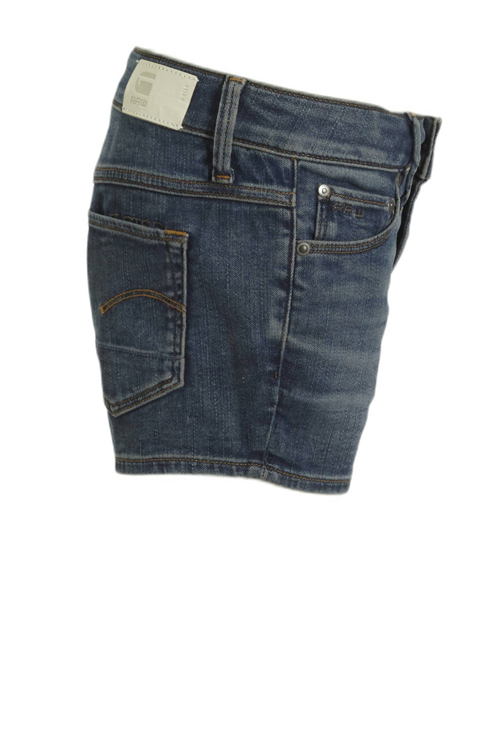 G-STAR 3301 skinny shorts denim short sun faded indigo