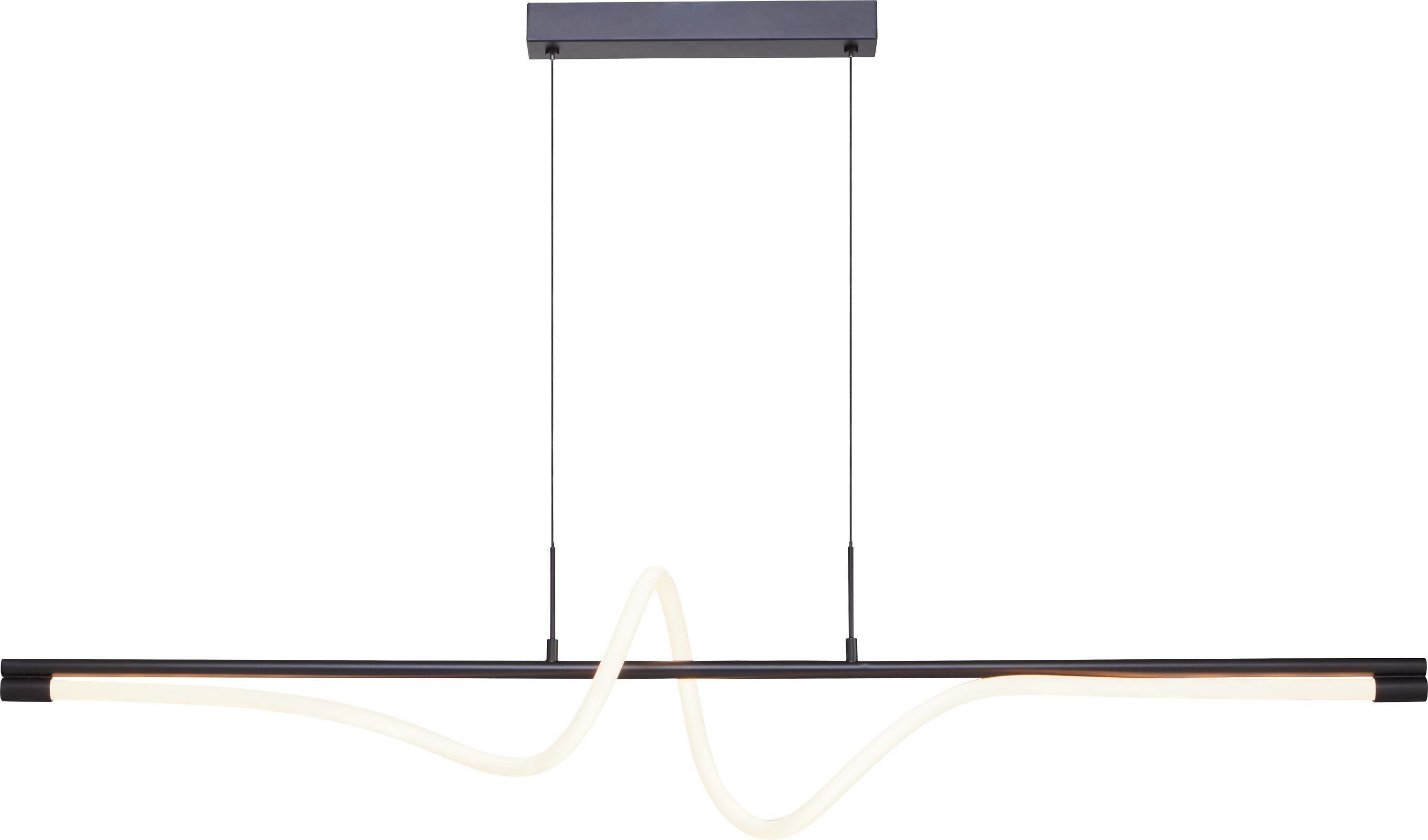 ZARO Hängeleuchte - Schwarz / B: 140.0 cm x T: 20.0 cm x H: 20.0 cm