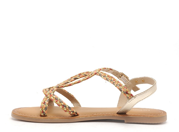 Les tropeziennes nu pieds plats femme cimona f kaki