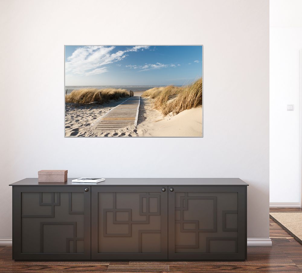 Kunstdruck HOLZWEG ZUM MEER
