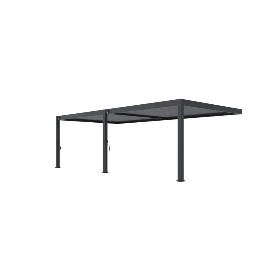 Orion Premium overkapping muur 400 x 800 cm antraciet