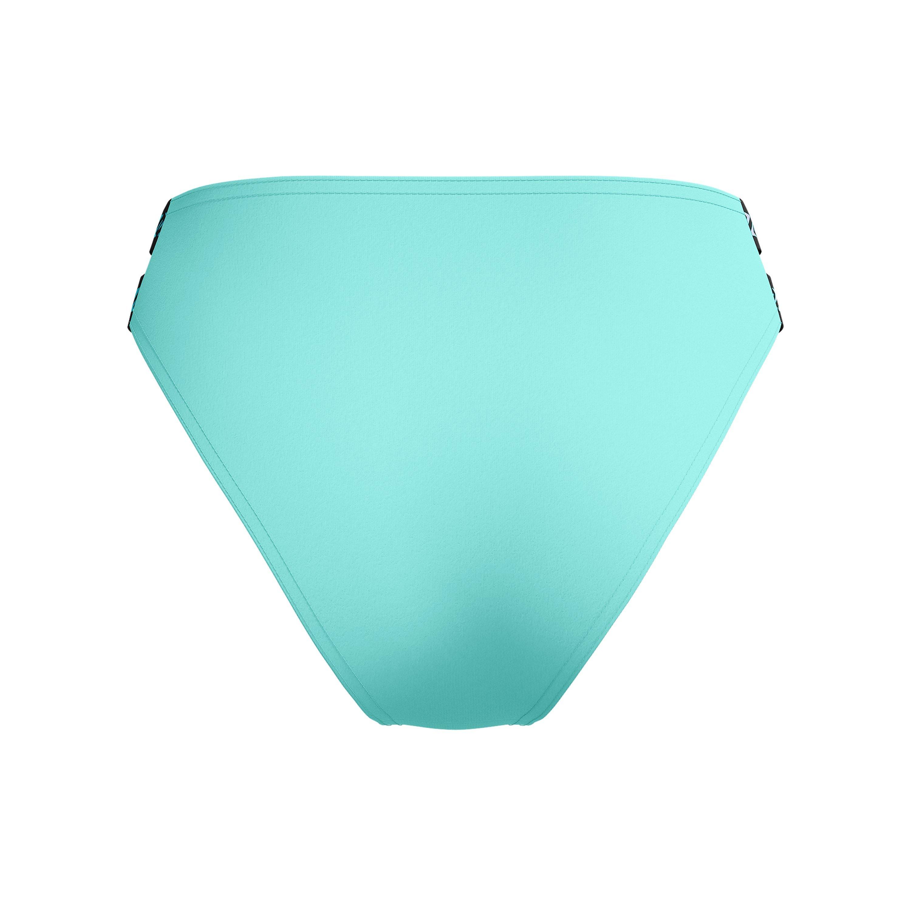 Speedo Solid Logo Elastic High Waist Bottom