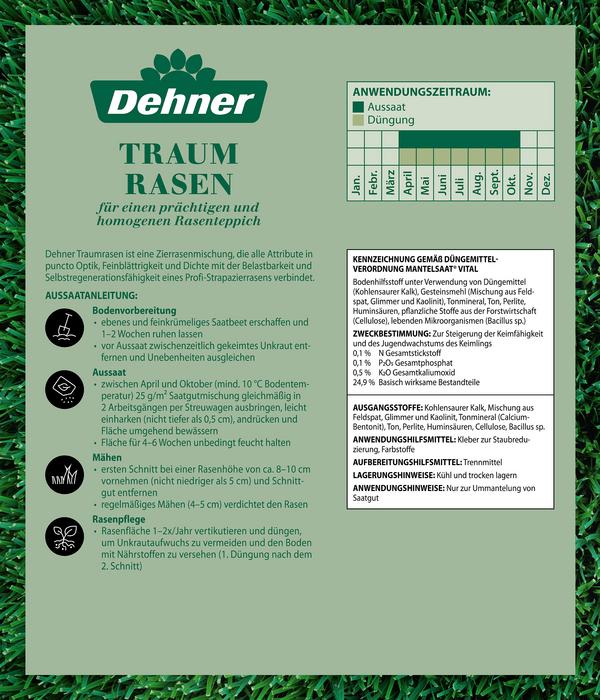 Dehner Saatgut Traumrasen