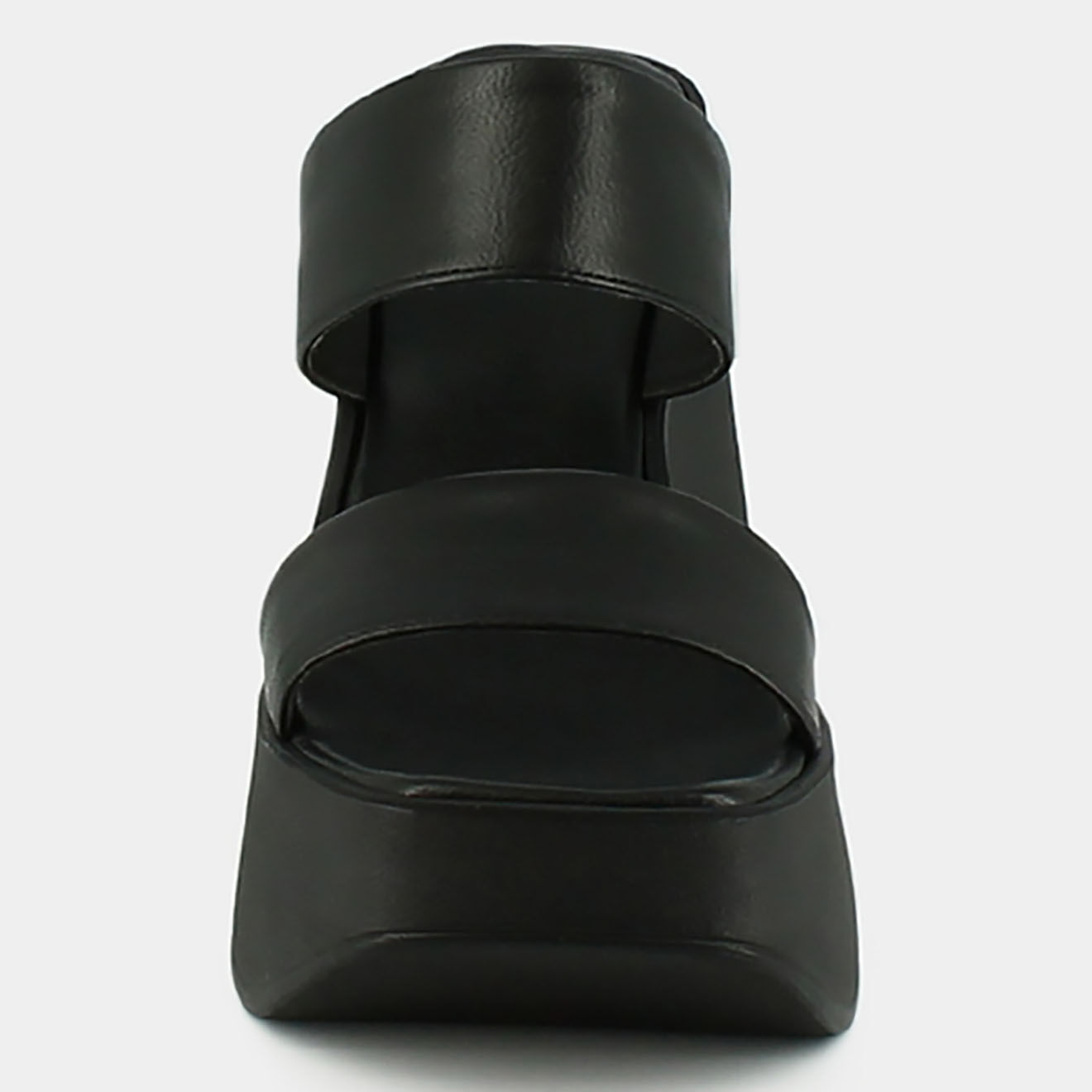 Jonak Mules en Cuir Priscilla noires - Talon 10 cm