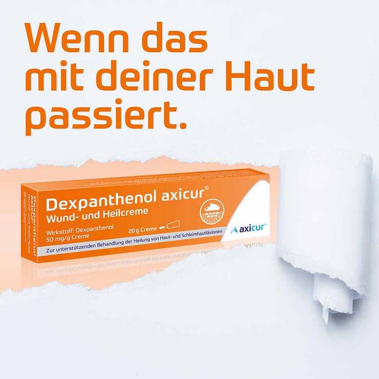 Dexpanthenol axicur® Wund- und Heilcreme , 20 g