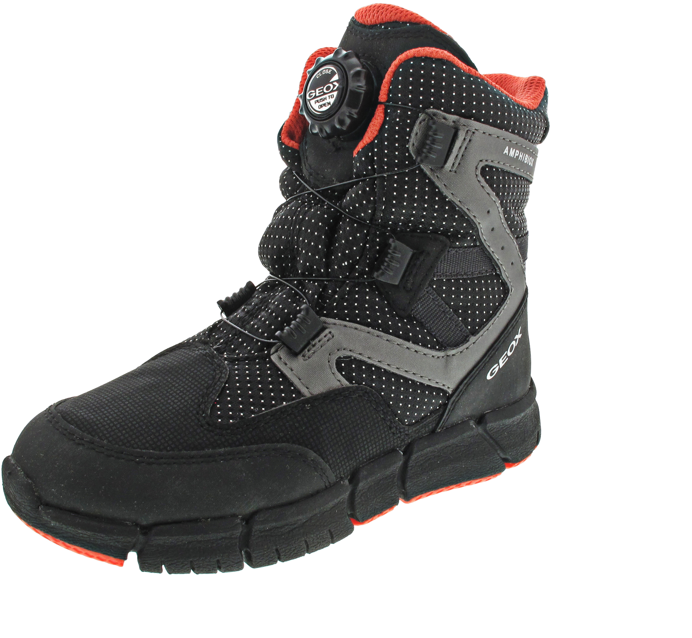 Geox Flexyper Boy B ABX Klettstiefel TEX schwarz