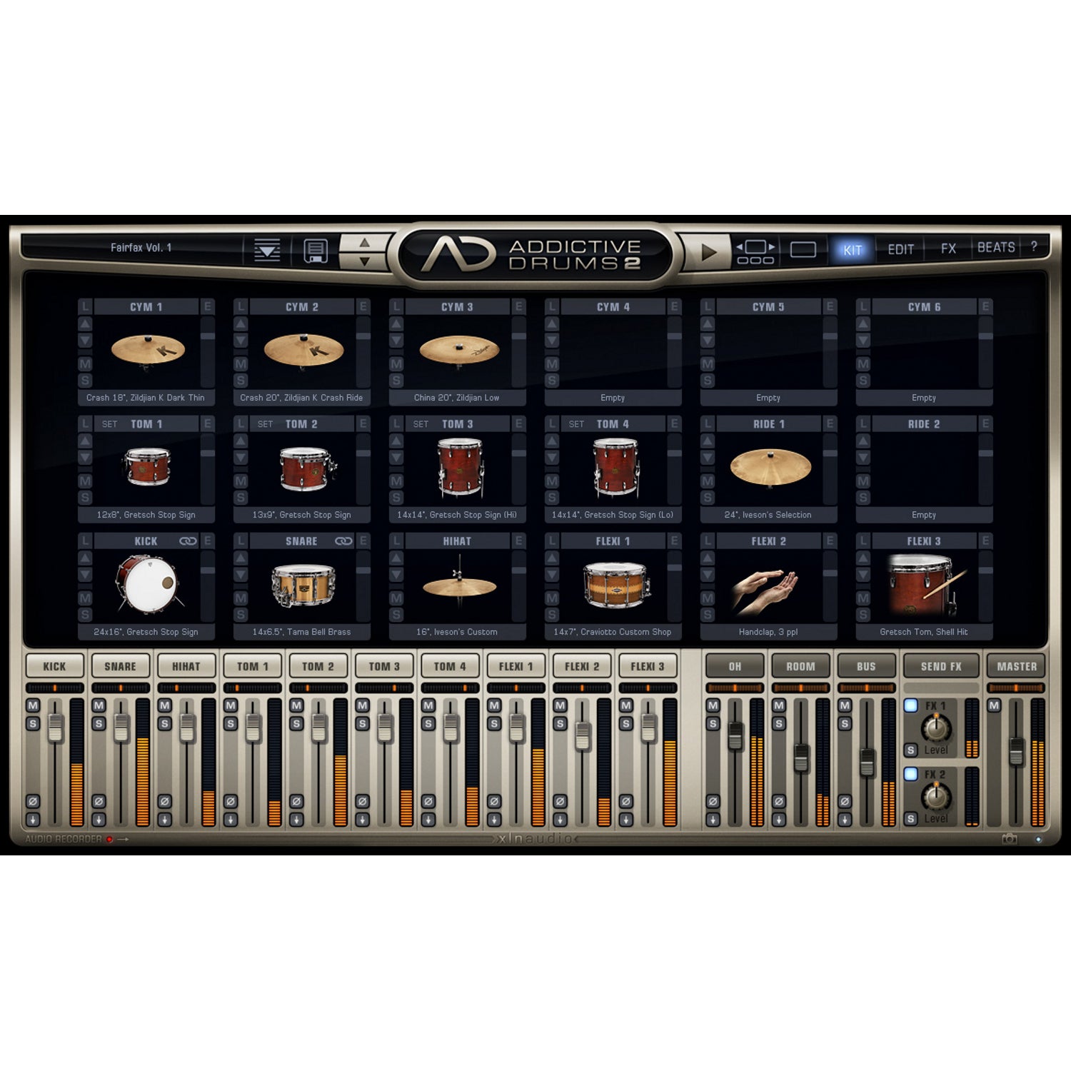 XLN Audio Addictive Drums 2 Creative Bundle virtuele drums