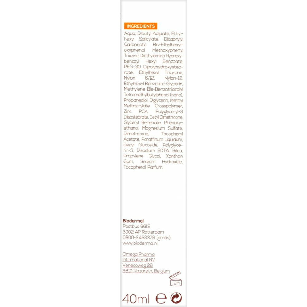 2x Biodermal Zonnefluïde Gezicht Matterend SPF 5040 ml