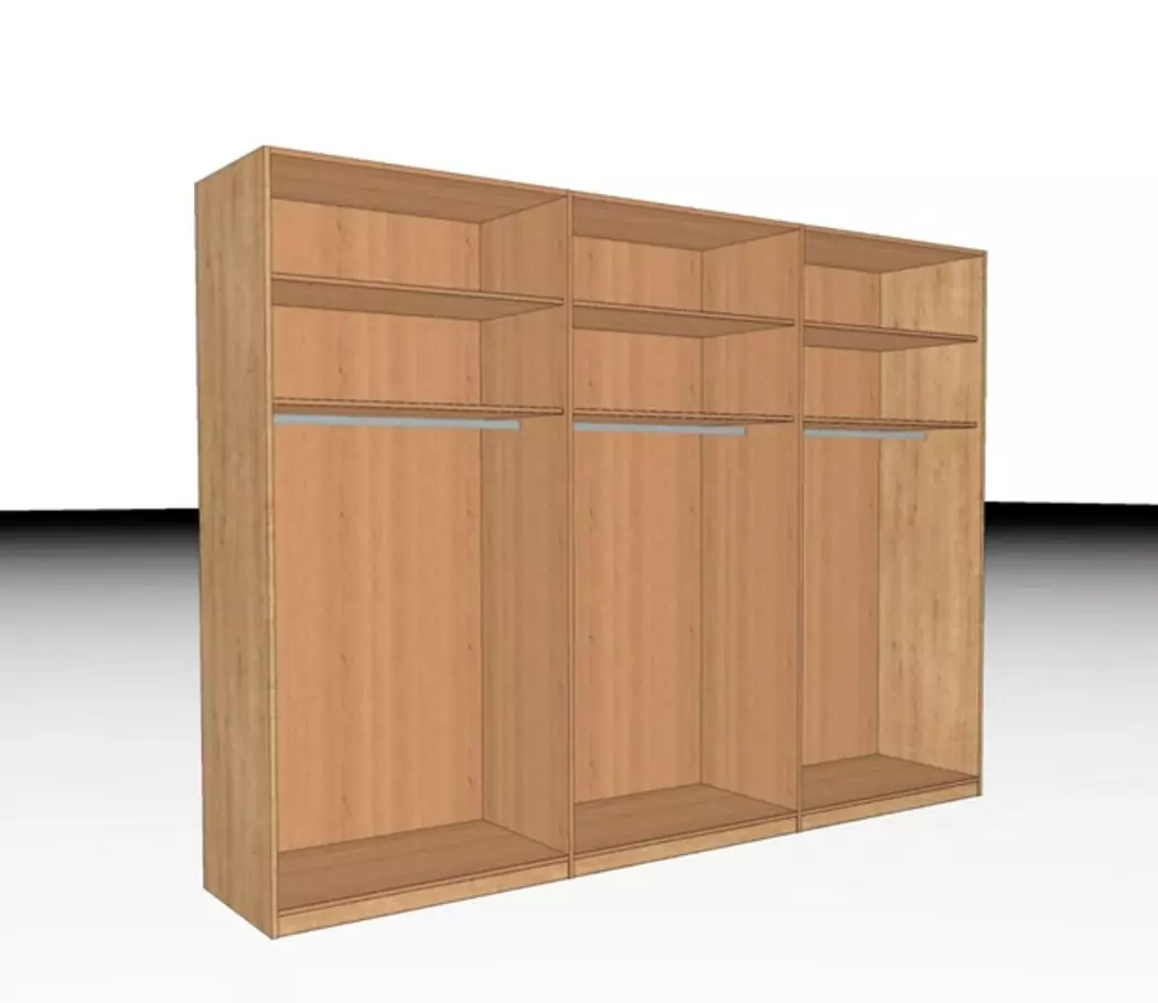 Kleiderschrank WSM 4300 302 x 223 cm