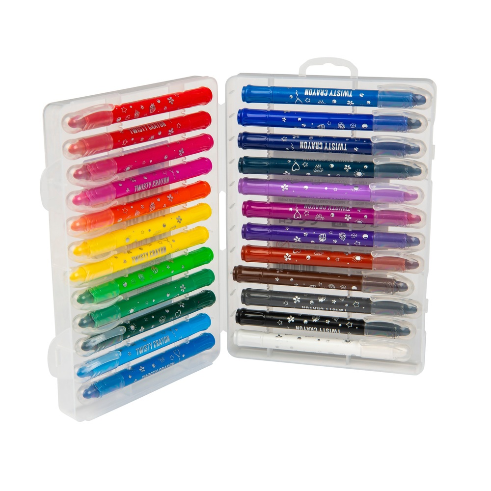 Art Studio Twisty Buntstifte, 24er-Packung