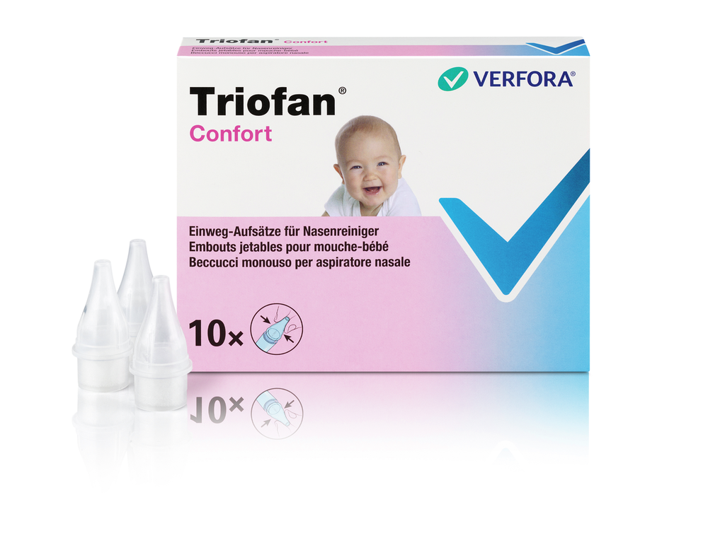 TRIOFAN Confort Aufsätze Nasenreiniger<br>10 Stück