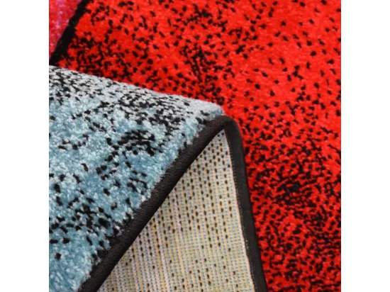 tapis salon 160x230 tissé multicolore rectangle motif géométrique GEOME
