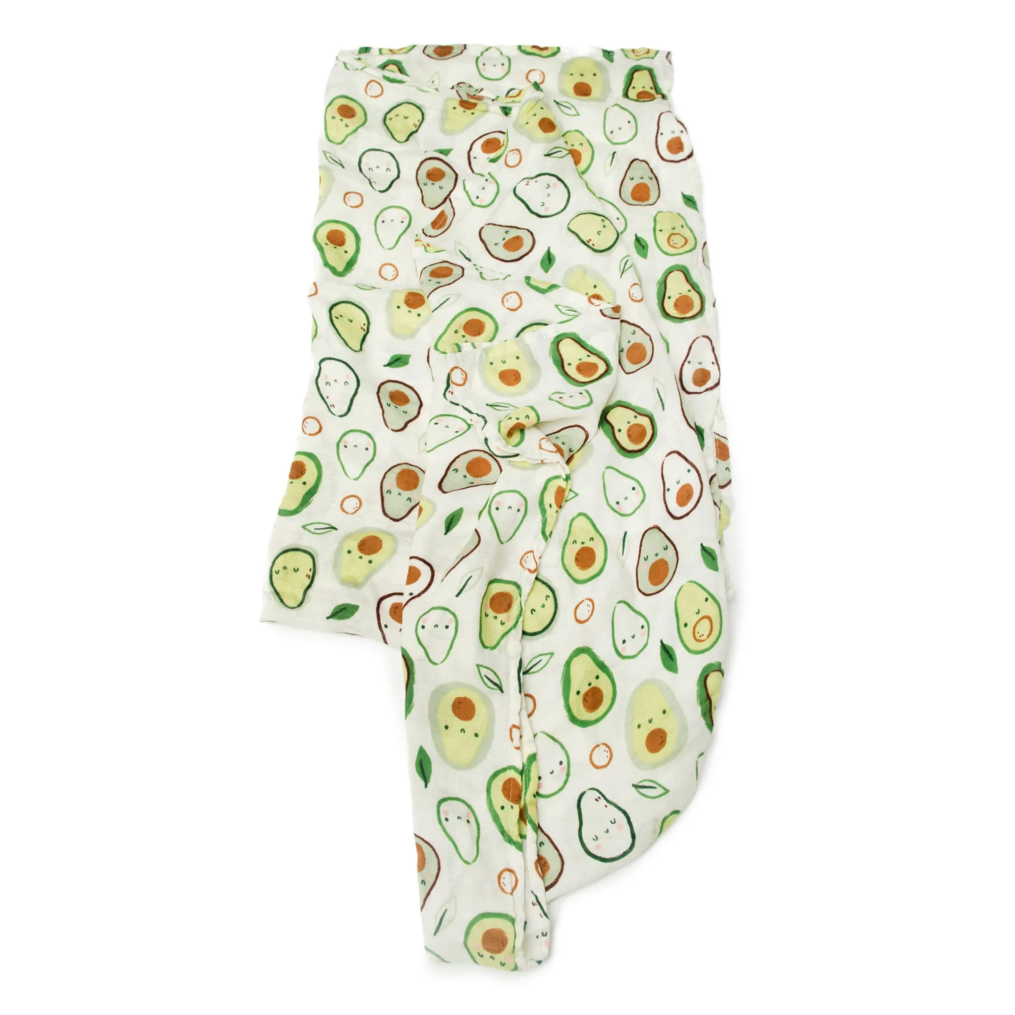 Loulou Lollipop Couverture Mousseline Bambou - Avocat