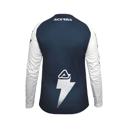 Maillot cross Acerbis MX J-KID FIVE - Blanc / Bleu