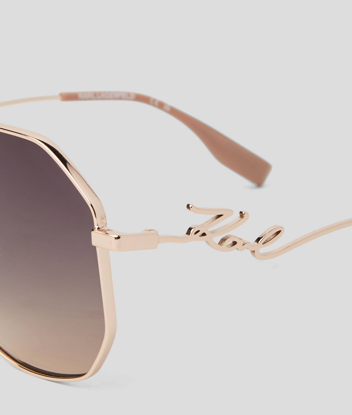 LUNETTES DE SOLEIL KARL SIGNATURE - Rose/Or