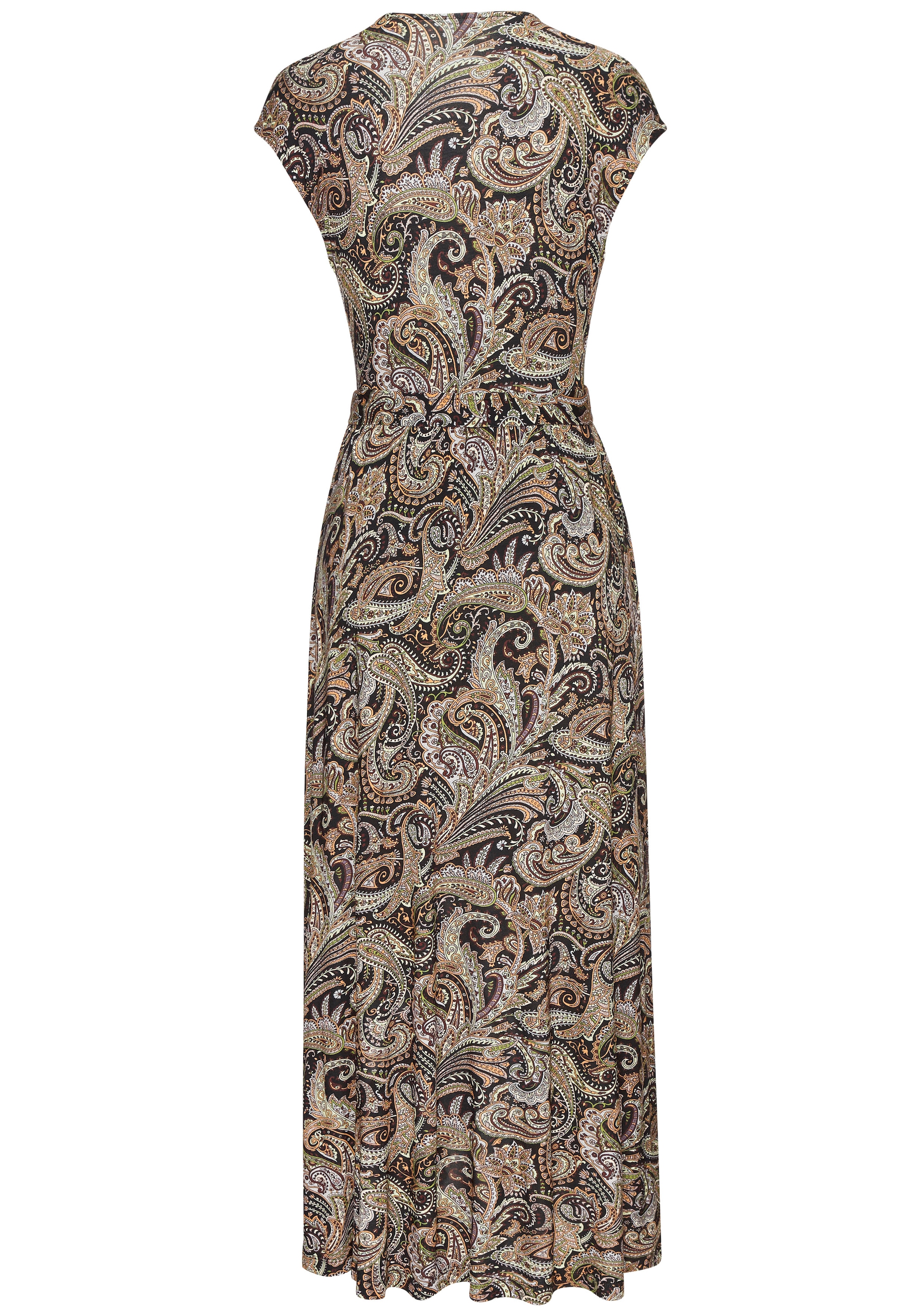 LASCANA Maxikleid mit Paisleydruck, weiche Viskoseware