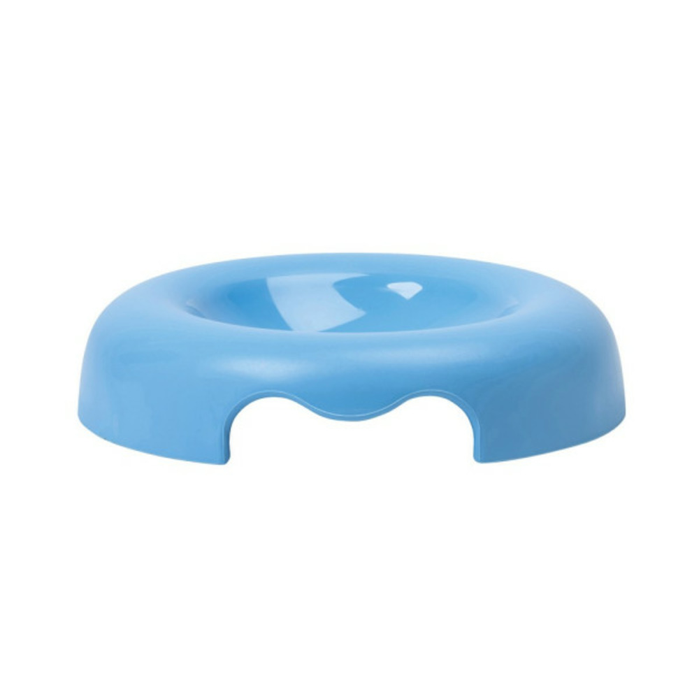 Mangeoire pour chats kitty bleu polypropylène (ø 18 cm)