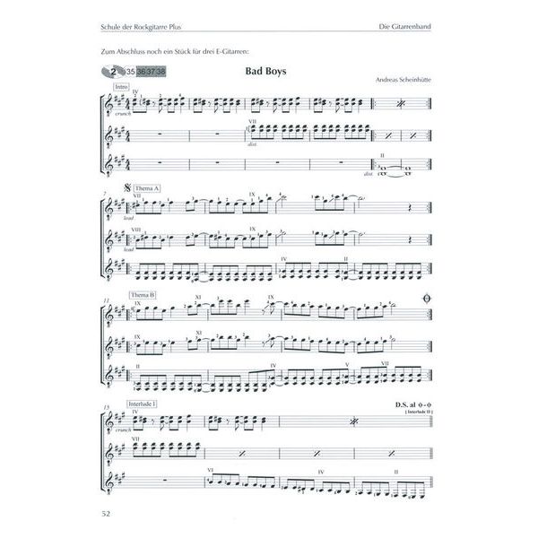Weinberger Musikverlag Schule der Rockgitarre Plus