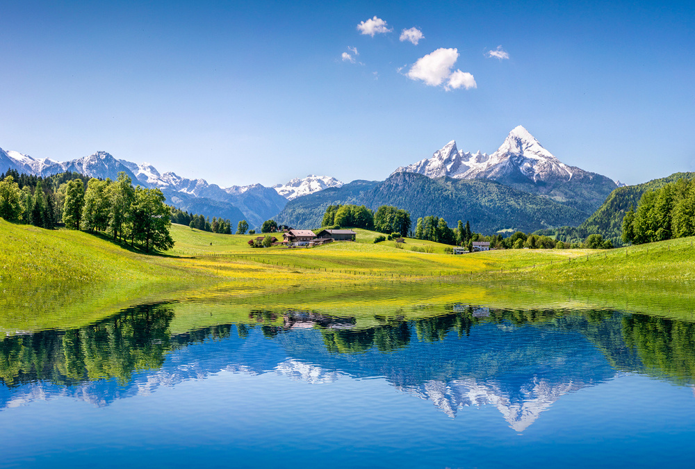 Akustikbild ALPENSEE 80x120cm, 7kg