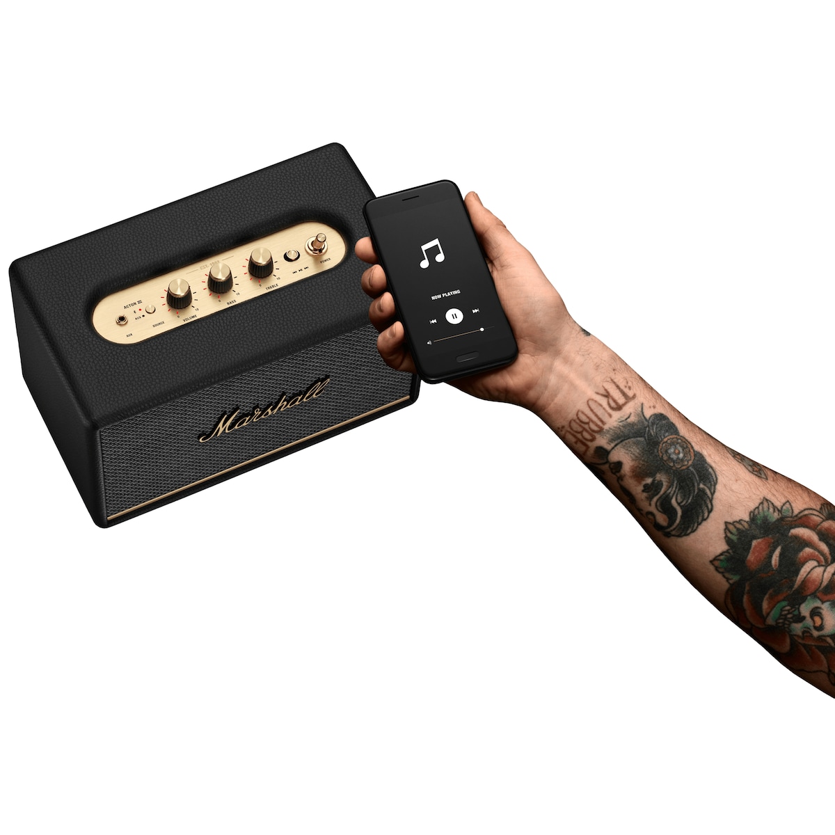 Marshall Acton III Bluetooth høyttaler (sort)