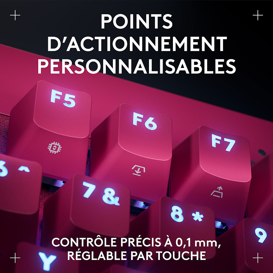 Logitech G Pro X TKL Rapid Linear - Magenta